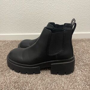 H&M Black Leather Boots